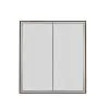 Just Taps Luca Recessed 600X700mm Mirror Cabinet Brushed Bronze