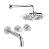 Crosswater Module Shower Set 3 Chrome 300mm