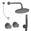 Crosswater Module Shower Set 6 Slate 300mm
