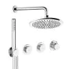 Crosswater Module Shower Set 8 Chrome 300mm