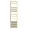 Nova 304 Stainless Steel Heated Towel Rail 1600 x 400mm Brushed Brass