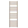 Nova 304 Stainless Steel Heated Towel Rail 1600 x 500mm Brushed Bronze