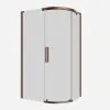 Crosswater Optix 10 Offset Quadrant 1200x900mm Right Hand Brushed Bronze