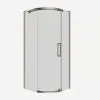 Crosswater Optix 10 Quadrant 900mm x 900mm Left Hand Brushed Brass