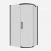Crosswater Optix 10 Offset Quadrant 1200x900mm Right Hand Slate