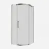 Crosswater Optix 10 Quadrant 900mm x 900mm Right Hand Brushed Nickel