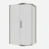 Crosswater Optix 10 Offset Quadrant 1200x900 Right Hand-Brushed Nickel
