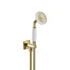 Just Taps Grosvenor Wall Outlet with Hand Shower & Hose – Polished Gold
