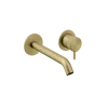 Crosswater 3ONE6 Brushed Brass Basin 2 Hole Set