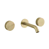 Crosswater 3ONE6 Brushed Brass Basin 3 Hole Set