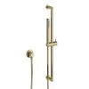Crosswater 3ONE6 Brushed Brass Designer Slide Rail Kit & Wall Outlet