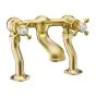 Just Taps Deck Mounted Bath Filler Brushed Brass