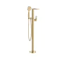 Crosswater Fuse Brushed Brass Floor Standing Bath Shower Mixer