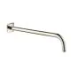 Just Taps Grosvenor Cross Nickel Shower Arm 400mm