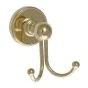 Just Taps Grosvenor Double Robe Hook Antique Brass