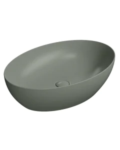 GSI Pura 60 x 42 Countertop Washbasin Oval-Matt Agave