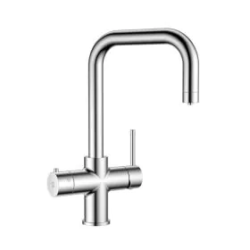 Wash Water 4in1 Square Neck Kitchen Tap - Chrome - 2.4ltr Boiling Tank