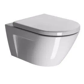 GSI Norm 55x36 Swirl Flush Wall Hung Pan White