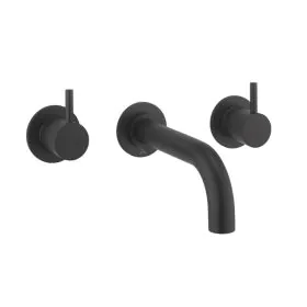 Crosswater MPRO Bath 3 Hole Set Matt Black