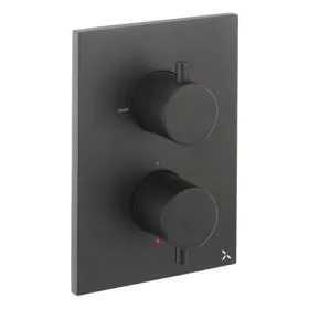 Crosswater MPRO Crossbox 1 Outlet Valve Trimset Matt Black