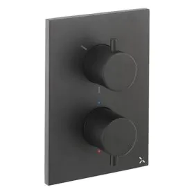 Crosswater MPRO Crossbox 3 Outlet Valve Trimset Matt Black