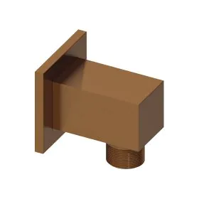 Abacus Emotion Square Wall Outlet Brushed Bronze