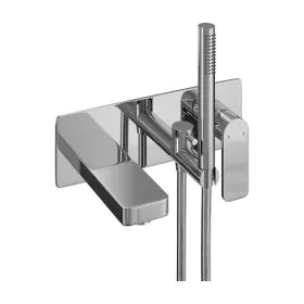 Abacus Edge Wall Mount Concealed Bathshower Mixer Chrome
