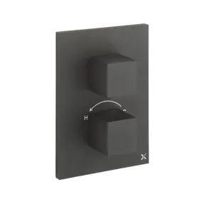 Crosswater Water Square/ Verge Crossbox 3 Outlet Valve (2500 Valve) - Matt Black