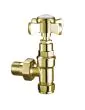 Just Taps Grosvenor Angled Radiator Valve Antique Brass