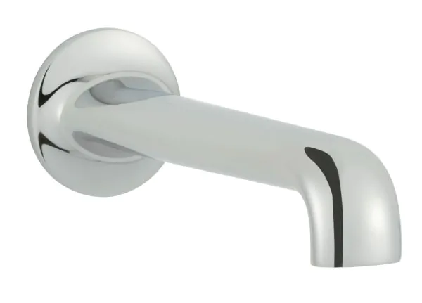 Just Taps Grosvenor Cross Bath Spout Wall Mounted-Chrome-176mm