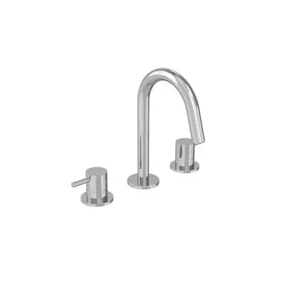 3 Piece Deck Mounted Basin Mixer Taps
