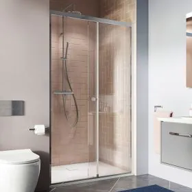 Crosswater Shower Enclosures Clear 6 Silver Single Sliding Door 1500mm