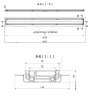 Just Taps Elite Linear Drain 800 Stainless Steel