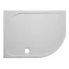 Crosswater Stone Resin Shower Trays 45mm Edge Waste Offset Quadrant800 x 1200mm Quad (R)