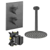 Crosswater Crossbox Shower Set 1 Fixed shower Head 300mm Slate