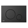 Alca Thin Flush Plate (Round) - Matt Black