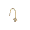 Wash Water 4in1 Pull Out Nozzle Kitchen Tap - Brushed Gold - 4.0ltr Boiling Tank