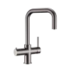 Wash Water 4in1 Square Neck Kitchen Tap - Gun Metal - 2.4ltr Boiling Tank