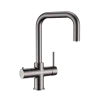 Wash Water 4in1 Square Neck Kitchen Tap - Gun Metal - 5.0ltr Boiling Tank