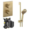 Crosswater Crossbox Shower Set 2 Brushed Brass