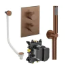 Crosswater Crossbox Shower Set 5 Brushed Bronze