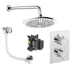 Crosswater Crossbox Shower Set 7 Chrome 300mm