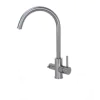 Wash Water 3in1 Round Neck Kitchen Tap - Gun Metal Light c/w C30 Water Filter