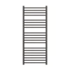 Nova 304 Stainless Steel Heated Towel Rail 1200 x 500mm Brushed Gunmetal Black