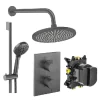Crosswater Crossbox Shower Set 4 Slate 300mm