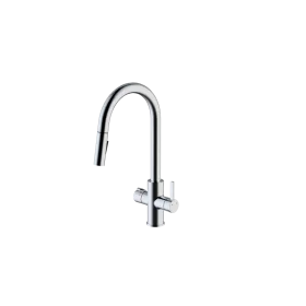 Wash Water 4in1 Pull Out Nozzle Kitchen Tap - Chrome - 2.4ltr Boiling Tank