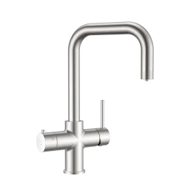 Wash Water 4in1 Square Neck Kitchen Tap - Brushed Nickel - 4.0ltr Boiling Tank
