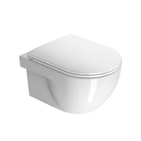 GSI Tono Pan Swirlflush 35x52cm Gloss White