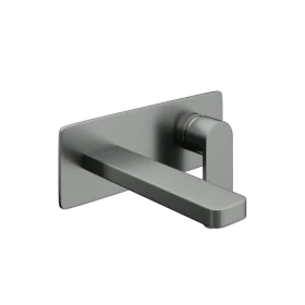 Abacus Edge Wall Mount Concealed Basin Mixer Anthracite