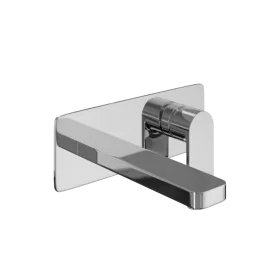 Abacus Edge Wall Mount Concealed Basin Mixer Chrome